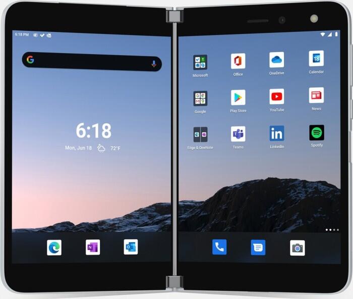 MS Surface Duo 256GB Glacier (Vorführgerät)